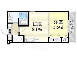 フジパレス遠里小野5番館 2階