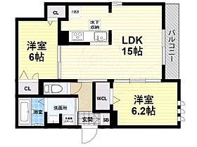 マハナ  ｜ 兵庫県尼崎市七松町１丁目（賃貸マンション2LDK・1階・66.30㎡） その2