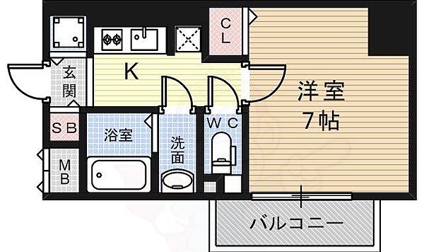 サムティ東難波ECLAT ｜兵庫県尼崎市東難波町５丁目(賃貸マンション1K・8階・23.90㎡)の写真 その2