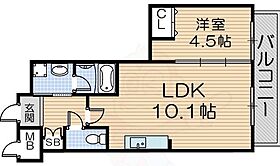 プレジオ尼崎  ｜ 兵庫県尼崎市開明町２丁目（賃貸マンション1LDK・5階・33.78㎡） その2