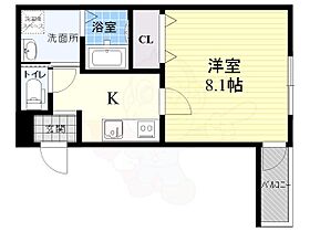 兵庫県尼崎市西立花町２丁目（賃貸アパート1K・3階・27.36㎡） その2