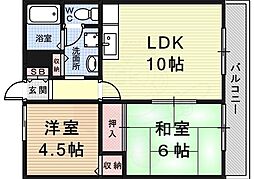 ジュネス西難波 2階