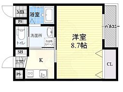 カサラーテ西難波 1階/-