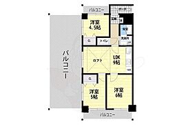 パールヒル 3LDKの間取図画像