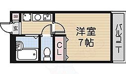 彩華3 1Kの間取図画像