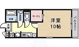 サザン・グレイス 1Kの間取図画像