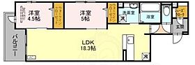 大阪府堺市堺区向陵中町１丁3番30号（賃貸アパート2LDK・2階・63.80㎡） その2