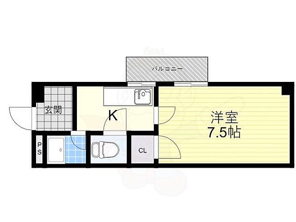 フォーレスト中百舌鳥 ｜大阪府堺市北区百舌鳥梅町１丁(賃貸マンション1K・3階・22.68㎡)の写真 その2