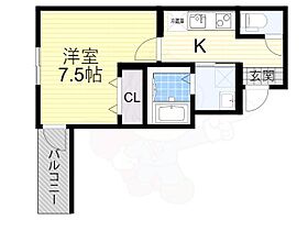 大阪府堺市西区浜寺諏訪森町中２丁158番（賃貸アパート1K・3階・27.06㎡） その2