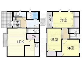 DAIKENN SQUARE E棟  ｜ 大阪府堺市西区浜寺南町１丁（賃貸テラスハウス3LDK・1階・80.50㎡） その2