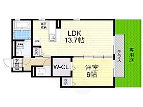 大阪府堺市西区浜寺石津町中３丁14番33号（賃貸アパート1LDK・1階・49.44㎡） その2