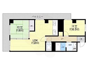 大阪府堺市堺区賑町４丁（賃貸マンション2LDK・4階・63.31㎡） その2