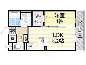 大阪府堺市堺区市之町東６丁2番28号（賃貸アパート1LDK・2階・33.39㎡） その2