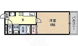 宿院PCハイツ 1Kの間取図画像
