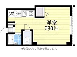 サン堺ビル ワンルームの間取図画像