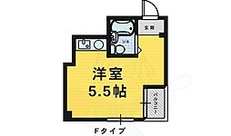 フェリシティ堺東 ワンルームの間取図画像