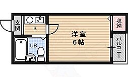 CourtJD1 1Kの間取図画像