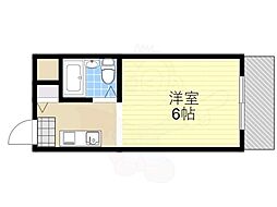 メゾンリオ 1Kの間取図画像