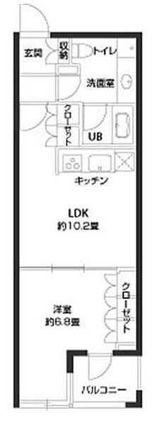 パークキューブ銀座イースト 403｜東京都中央区湊３丁目(賃貸マンション1LDK・4階・41.52㎡)の写真 その2