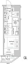 アークマーク巣鴨コート 704 ｜ 東京都豊島区巣鴨４丁目28-15（賃貸マンション1K・7階・25.03㎡） その2