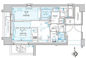 クリオラベルヴィ中央湊 203 ｜ 東京都中央区湊１丁目12-5（賃貸マンション1LDK・2階・35.00㎡） その1