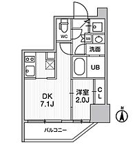 グラシアプレイス東陽町 705 ｜ 東京都江東区東陽３丁目22-4（賃貸マンション1DK・7階・25.53㎡） その2