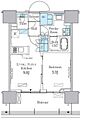 HARUMIFLAGPORTVILLAGEC棟13階19.0万円