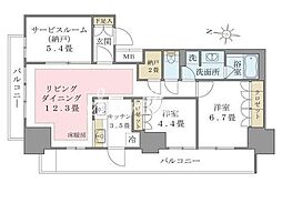 間取図画像 2SLDK
