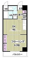 TKレジデンス 1DKの間取図画像