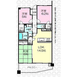 間取図画像 3LDK