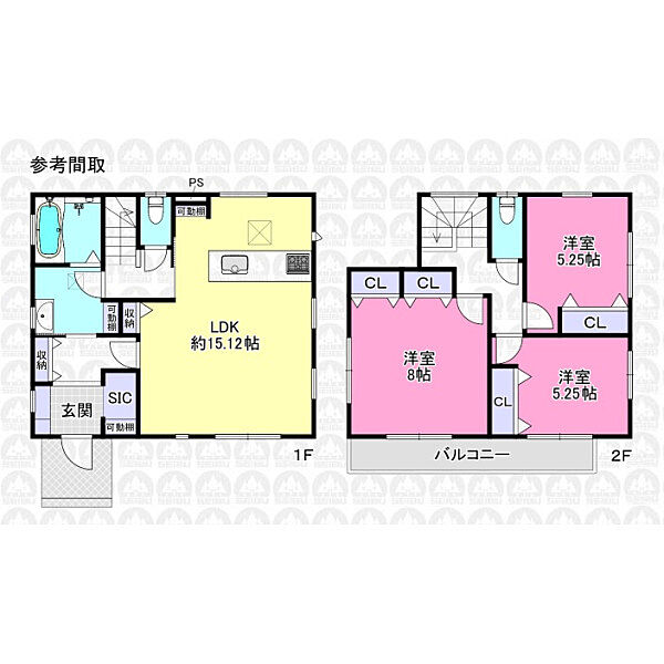 間取りを拡大表示