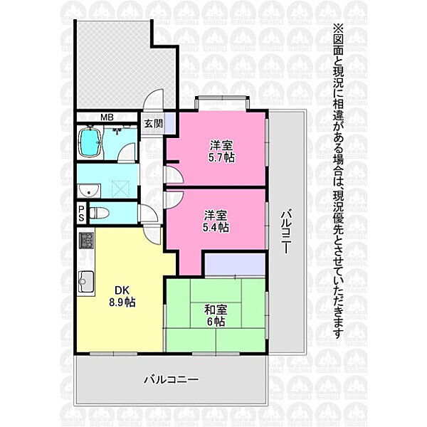 間取りを拡大表示