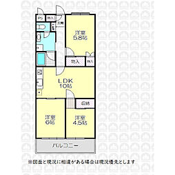 間取図画像 3LDK