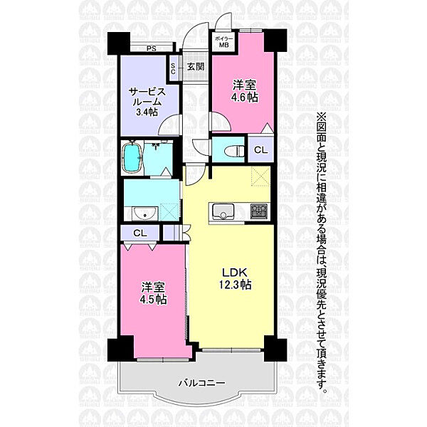 間取りを拡大表示