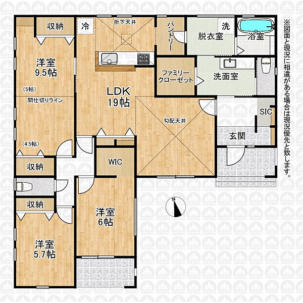 間取りを拡大表示