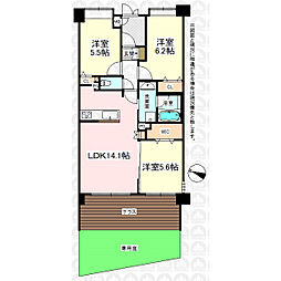 間取図画像 3LDK