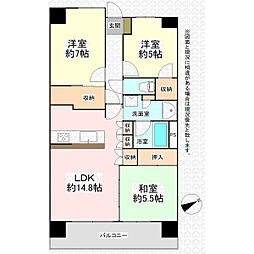間取図画像 3LDK