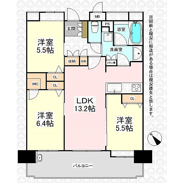 間取りを拡大表示