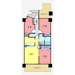 ルネグランステージ志木2 3LDKの間取図画像