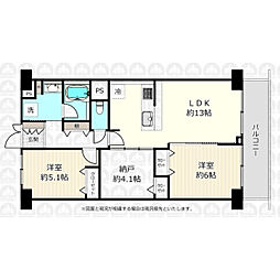 間取図画像 2SLDK