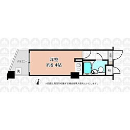 ドルメンひばりが丘 ワンルームの間取図画像