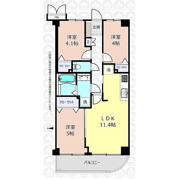 間取りを拡大表示