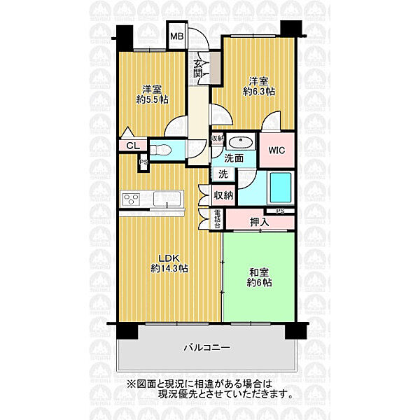 間取りを拡大表示