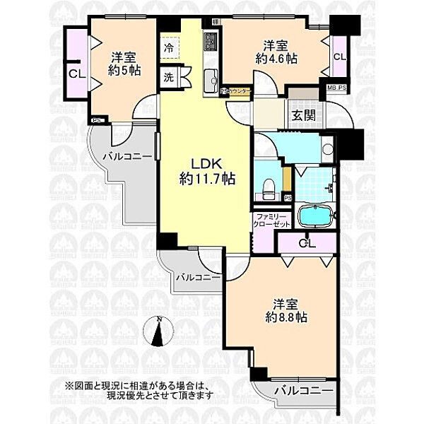 間取りを拡大表示