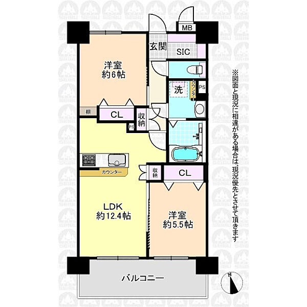 間取りを拡大表示