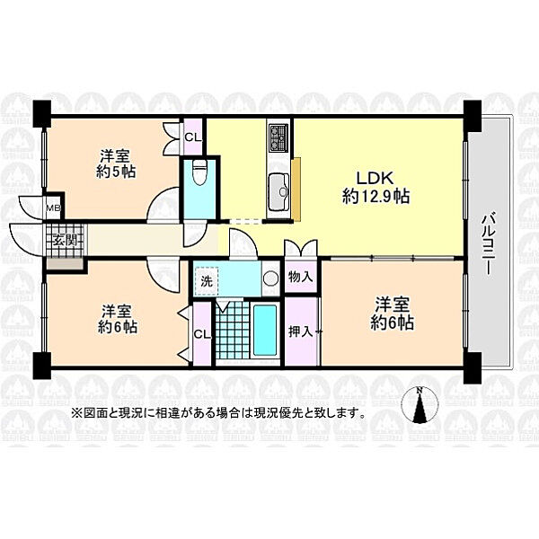 間取りを拡大表示
