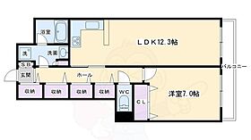 京都府京都市中京区麩屋町通竹屋町上る舟屋町（賃貸マンション1LDK・2階・47.92㎡） その2