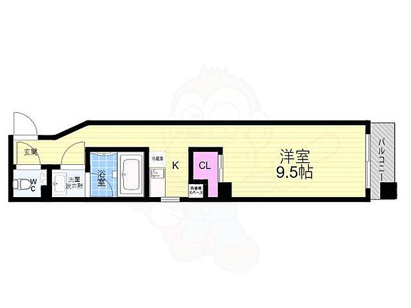 バウハウス富小路三条 301｜京都府京都市中京区富小路通三条下る朝倉町(賃貸マンション1K・3階・33.86㎡)の写真 その2