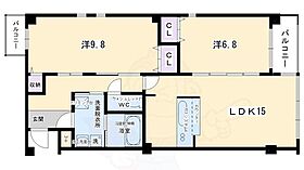 京都府京都市北区衣笠総門町（賃貸マンション2LDK・4階・73.00㎡） その2