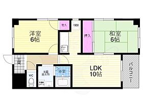 京都府京都市右京区西京極野田町（賃貸マンション2LDK・3階・55.00㎡） その2